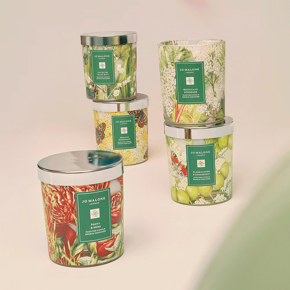 Peony & Moss Scented Charity Candle